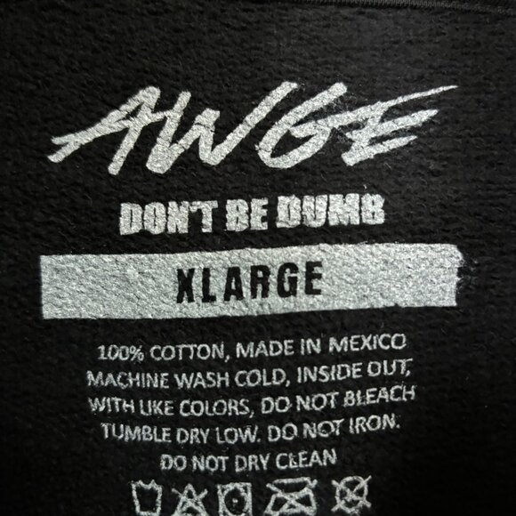 ASAP Rocky x AWGE American Sabotage Dont Be Dumb Hoodie XL - Picture 4 of 4